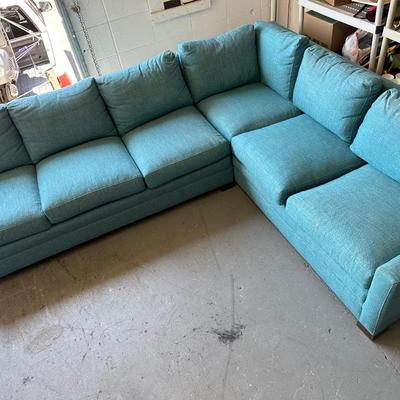 LOT 472 CLIVE DANIEL HOME SOFA SECTION