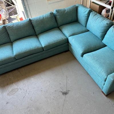 LOT 472 CLIVE DANIEL HOME SOFA SECTION