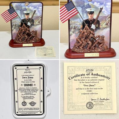 8 Assorted USMC Collectibles