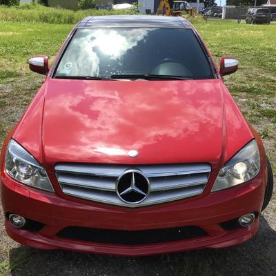 185 2008 Red Mercedes-Benz C350K with 81,717 miles