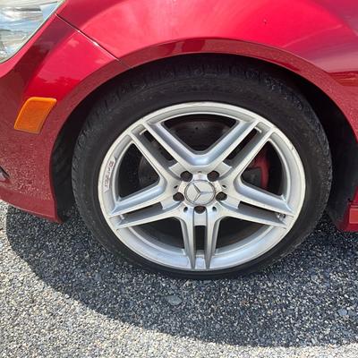 185 2008 Red Mercedes-Benz C350K with 81,717 miles
