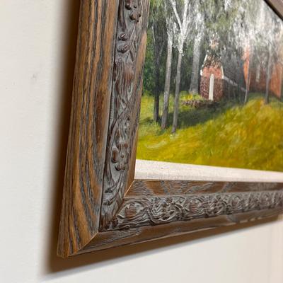Framed Matted Oil on Canvas - Original Artwork