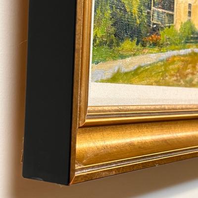 Framed Matted Oil on Canvas - Original Artwork