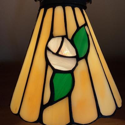 Stained Glass Gooseneck Desk Lamp