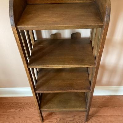 Mission Style Wooden Bookshelf