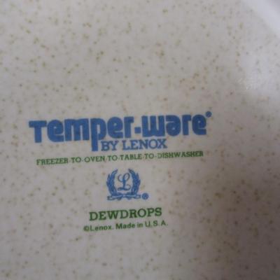 Temper-Ware By Lenox Dewdrops Bread & Salad Plates