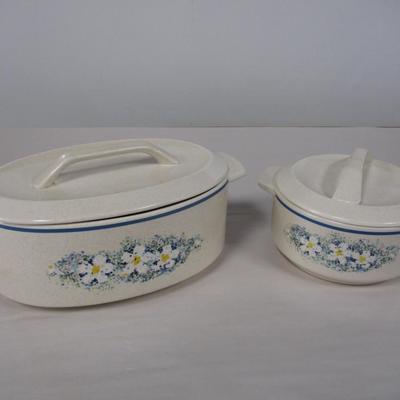 Temper-Ware By Lenox Dewdrops Covered Dishes