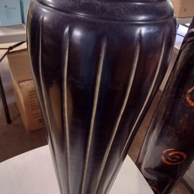Metal Floor Vase