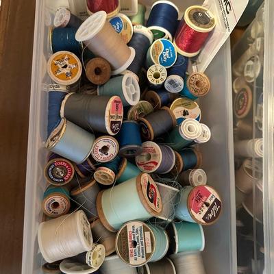 Large lot of Thread Spools