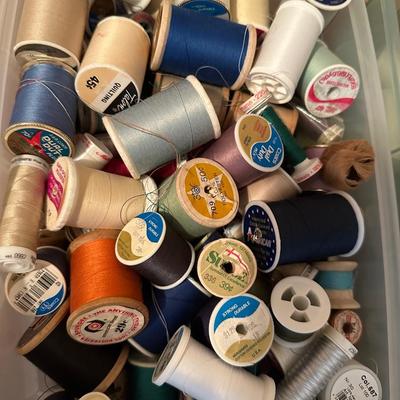 Large lot of Thread Spools