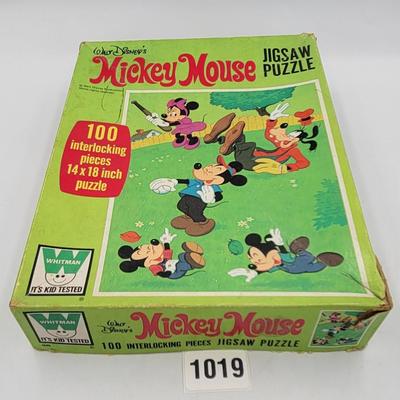 VINTAGE Whitman Mickey Mouse Puzzle