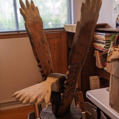 Hand Carved Bald Eagle