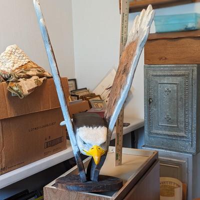 Hand Carved Bald Eagle