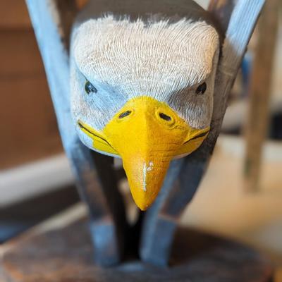 Hand Carved Bald Eagle
