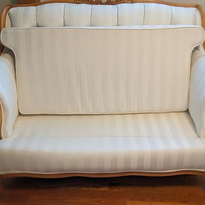 Newly Reupholstered Vintage French Style Sofa