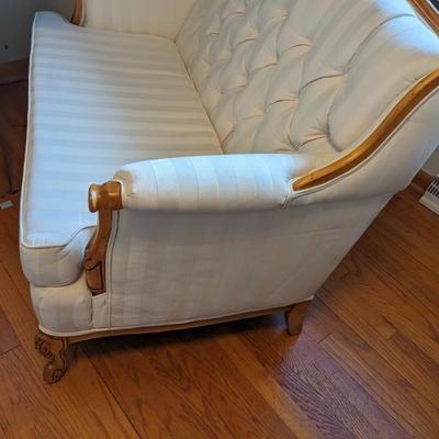 Newly Reupholstered Vintage French Style Sofa