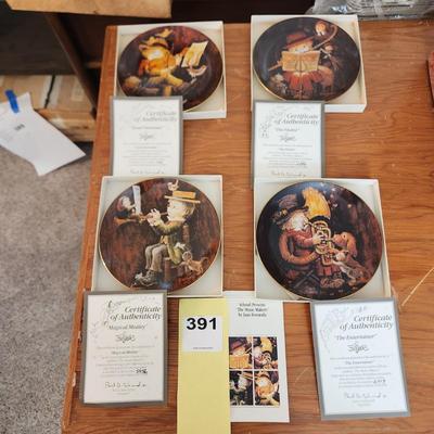 4 Plates Schmid The Music Makers by Juan Ferrandiz