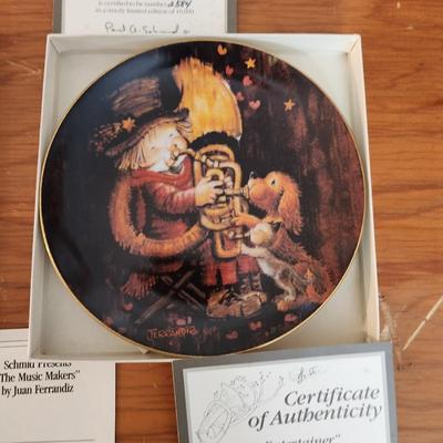 4 Plates Schmid The Music Makers by Juan Ferrandiz