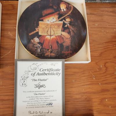 4 Plates Schmid The Music Makers by Juan Ferrandiz