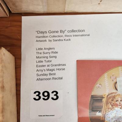 Lot of 8 Hamilton Days gone By Collection Reco  Sandra Kuck