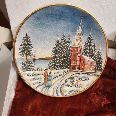 4 Veneto Flair Plates A Christmas Card Series V. Tiziano