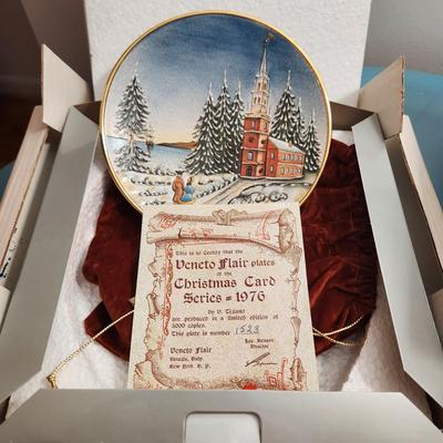 4 Veneto Flair Plates A Christmas Card Series V. Tiziano