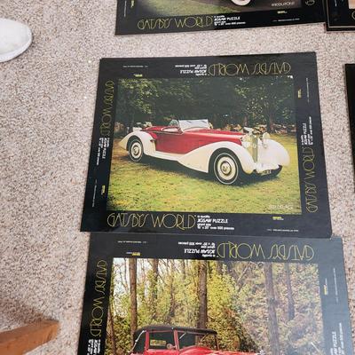 Lot of 8 Gatsby's World Jigsaw Puzzle Box top Cover Art