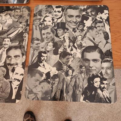4 The Late Show Puzzle Art Posters 16"x 20" on Hardboard