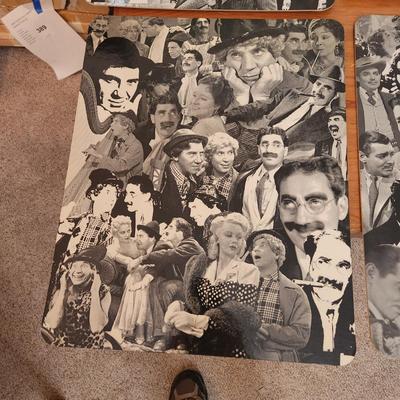 4 The Late Show Puzzle Art Posters 16"x 20" on Hardboard