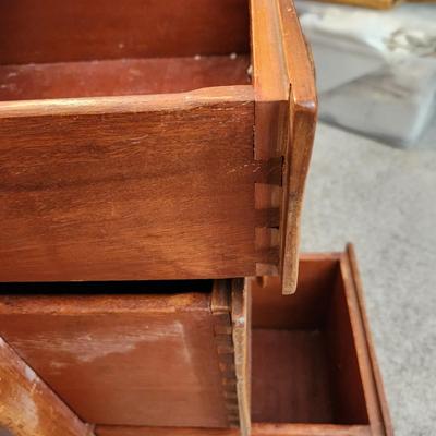 Vintage Solid Wood Desk and Chair Northern Furniture Co. 44Lx23Dx30H