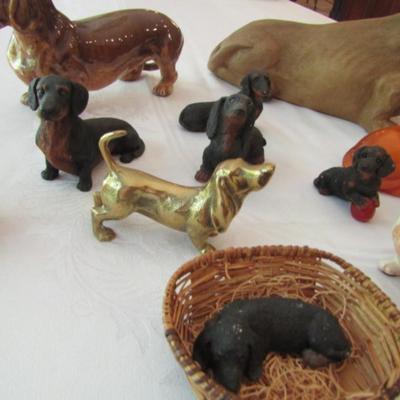 Collection of Dachshund Figurines
