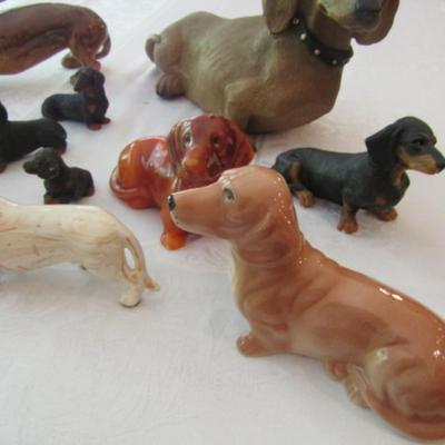 Collection of Dachshund Figurines