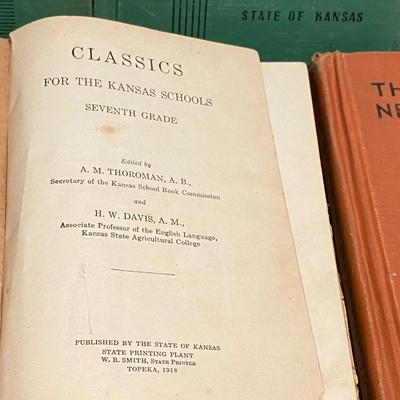 Vintage Kansas Educational Books