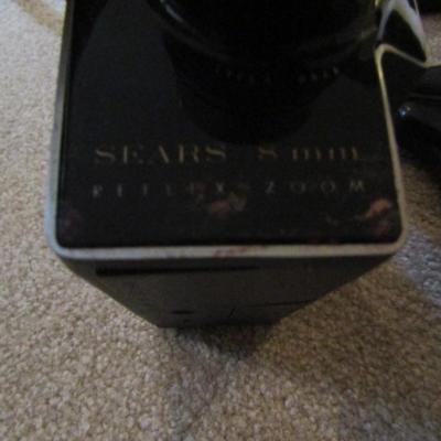 Sears Automatic 8mm Projector with Screen
