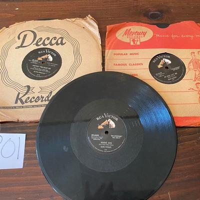 Vintage 78 Elvis Presley Records