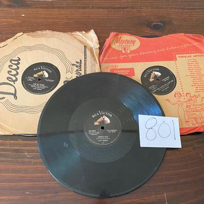 Vintage 78 Elvis Presley Records