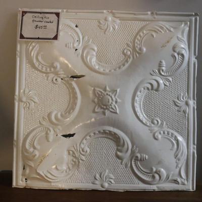Ceiling Tin - Powder Coated - 24 x 24 1/2 inches