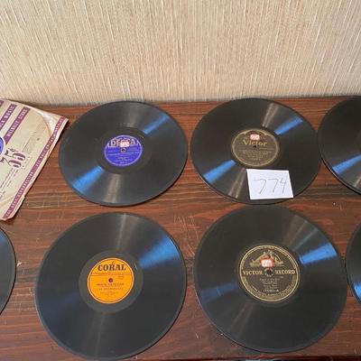 Vintage 78 rpm Records
