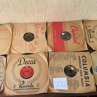 Vintage 78rpm Records