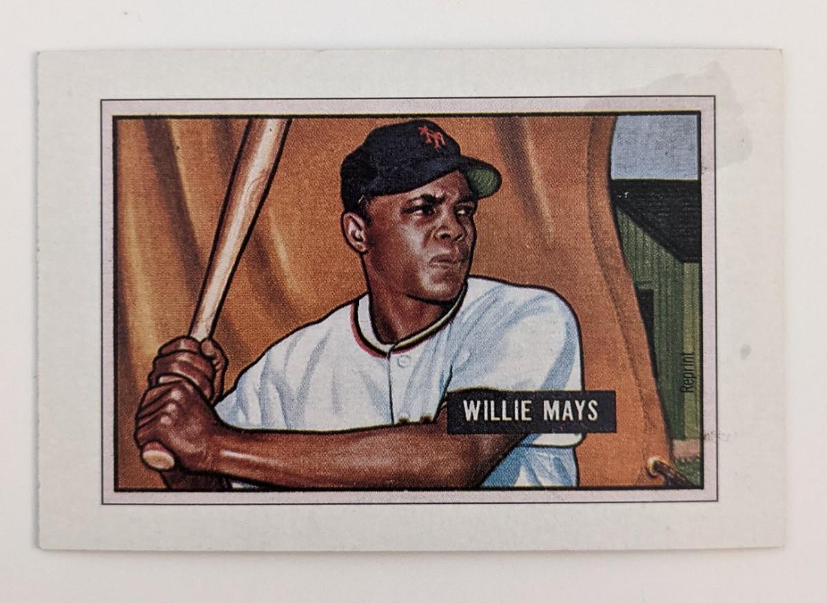 Willie Mays Baseball Card | EstateSales.org