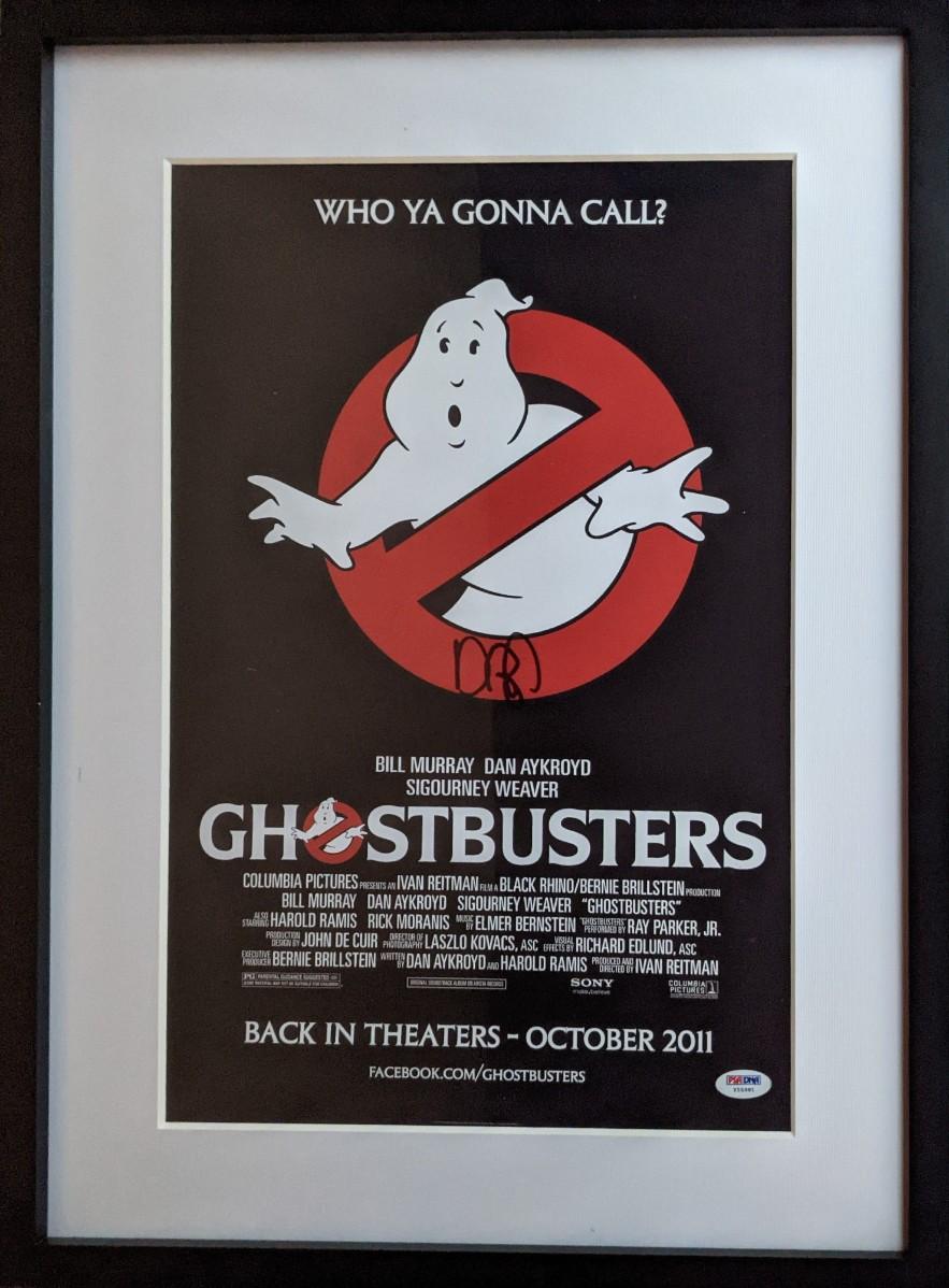 Ghostbusters Signed Mini Poster Autographed By Dan Aykroyd Custom ghostbusters-signed-mini-poster-autographed-by-dan-aykroyd-custom