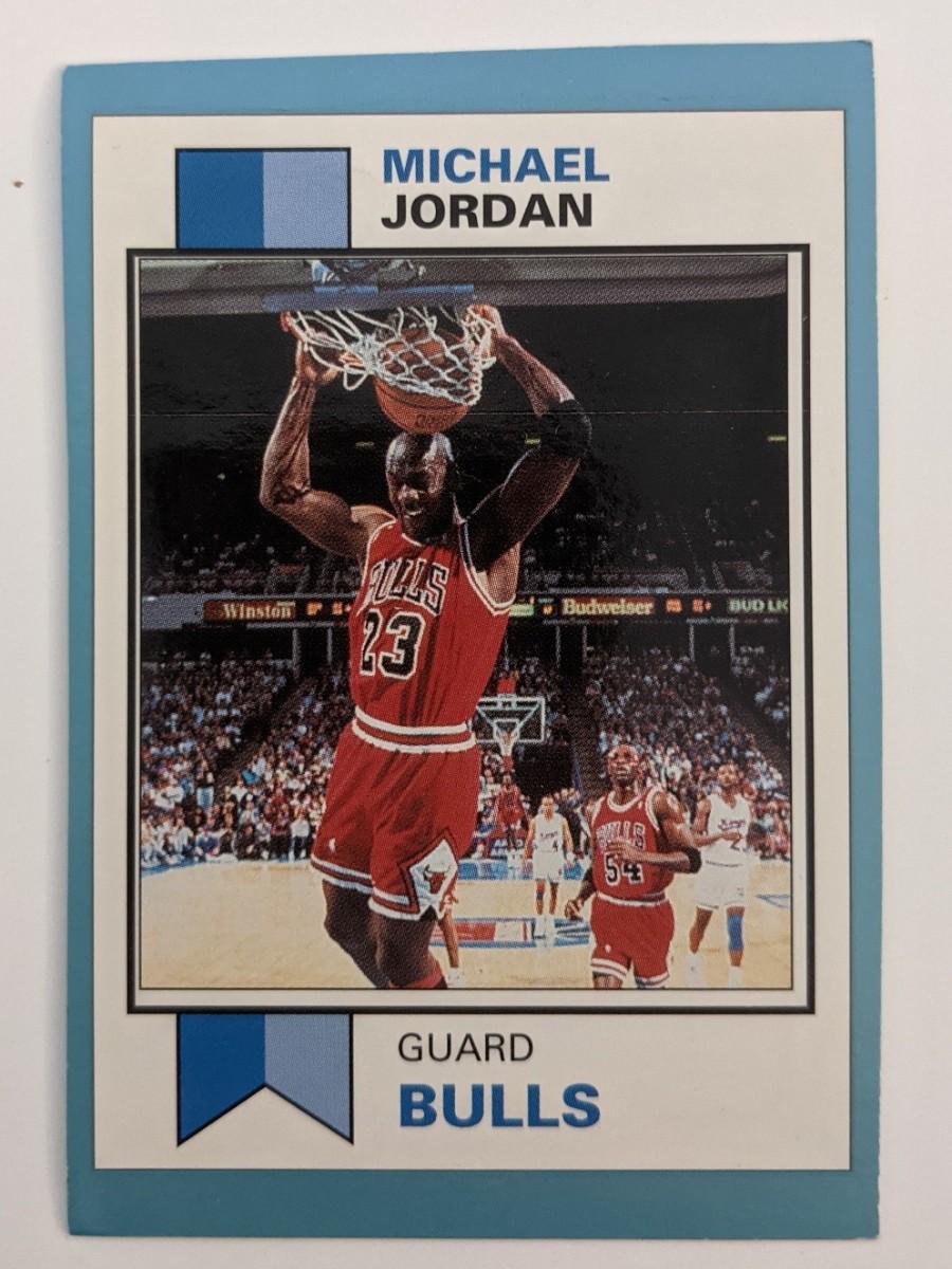 michael jordan bulls card
