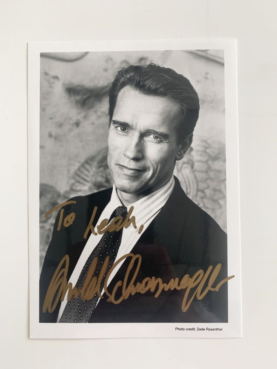 Arnold Schwarzenegger Signed Photo