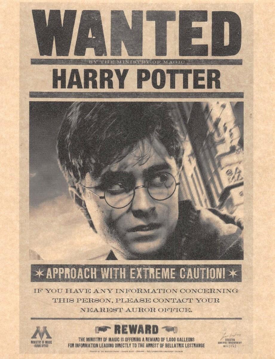 Harry Potter Wanted Prop Print | EstateSales.org