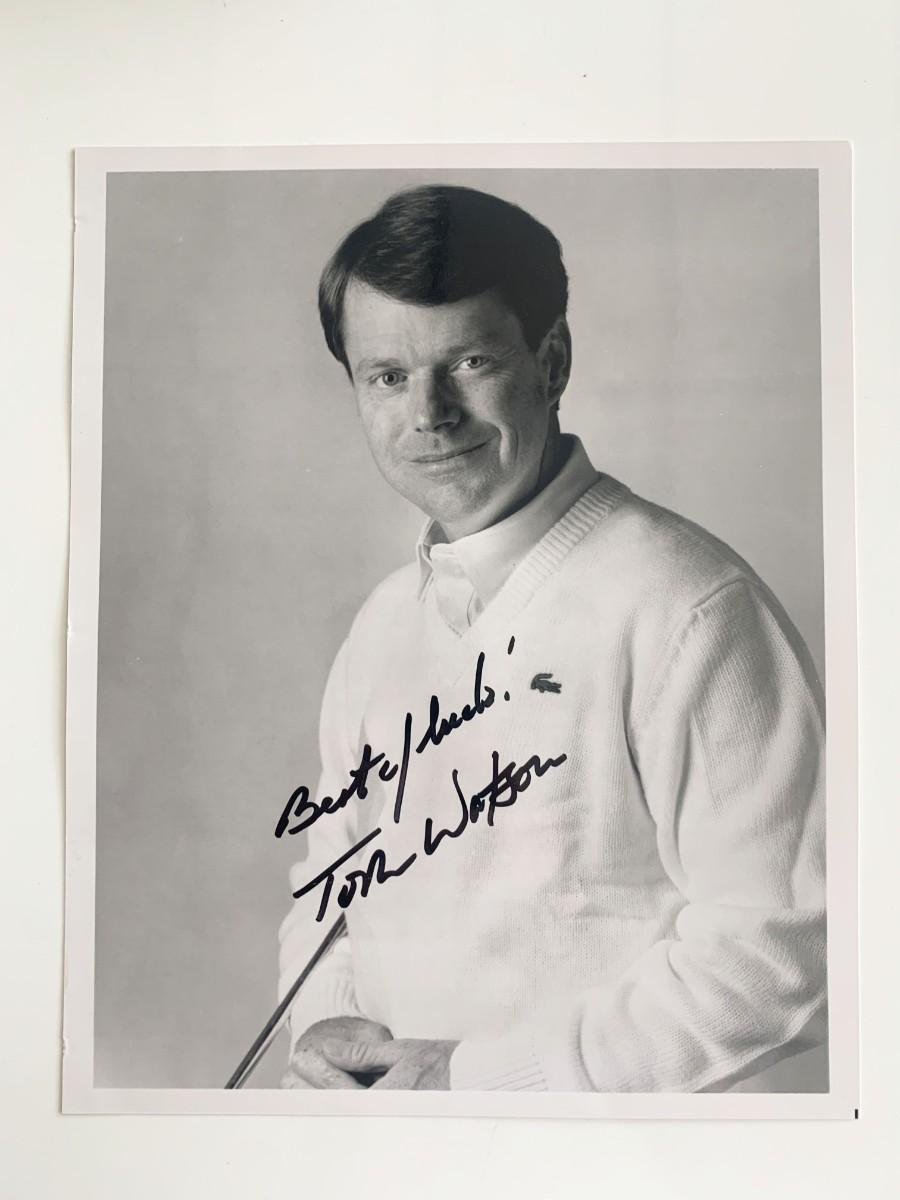 Tom Watson Signed Photo | EstateSales.org