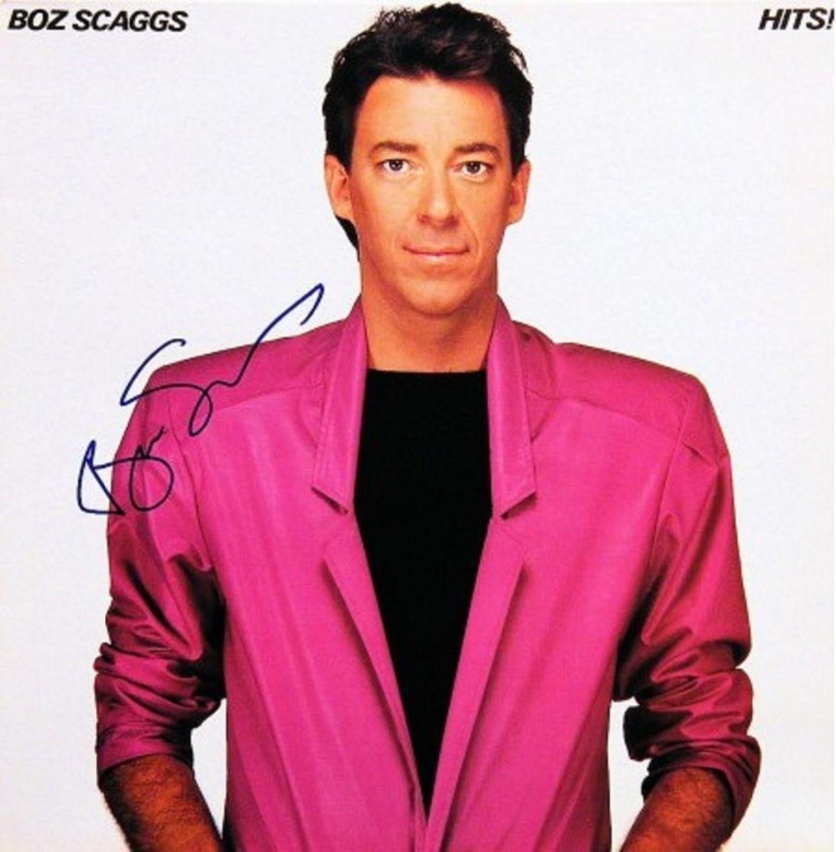 Boz Scaggs signed "Hits!" album