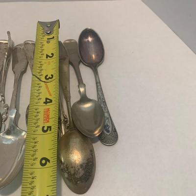 Antique Sterling Spoon & Knife Lot (245 grams)