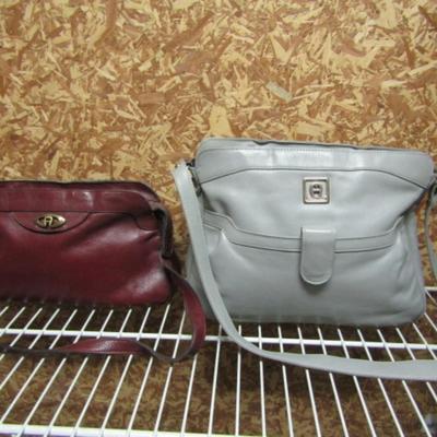 Pair of Ladies Fashion Purses Various Color Collection Aigner