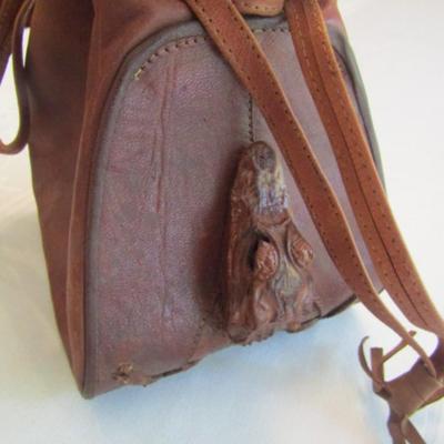 Hand Cut and Stitched Alligator Leather Bucket Bag