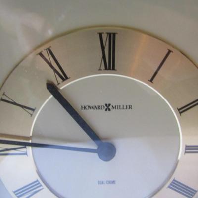 Howard Miller Gold Cased Mantle Clock Gerber Products Service Award